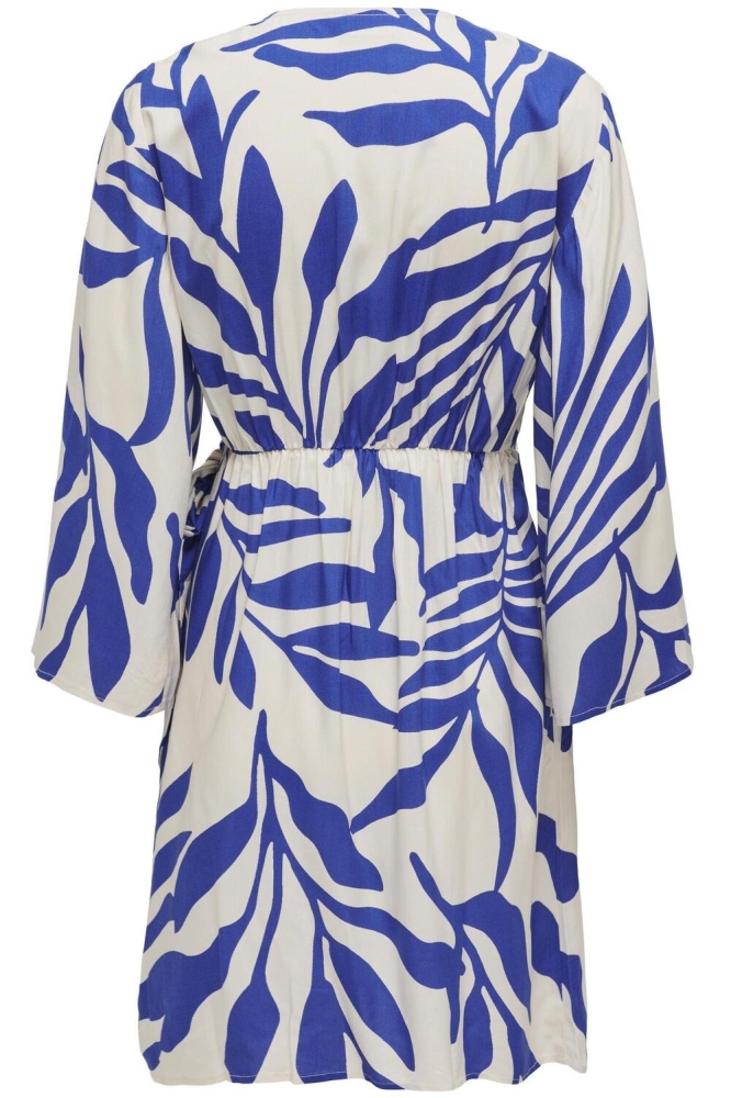 JDYSEZEN LIFE 7/8 SHORT DRESS WVN D 15321349 Sandshell/SURF THE WEB